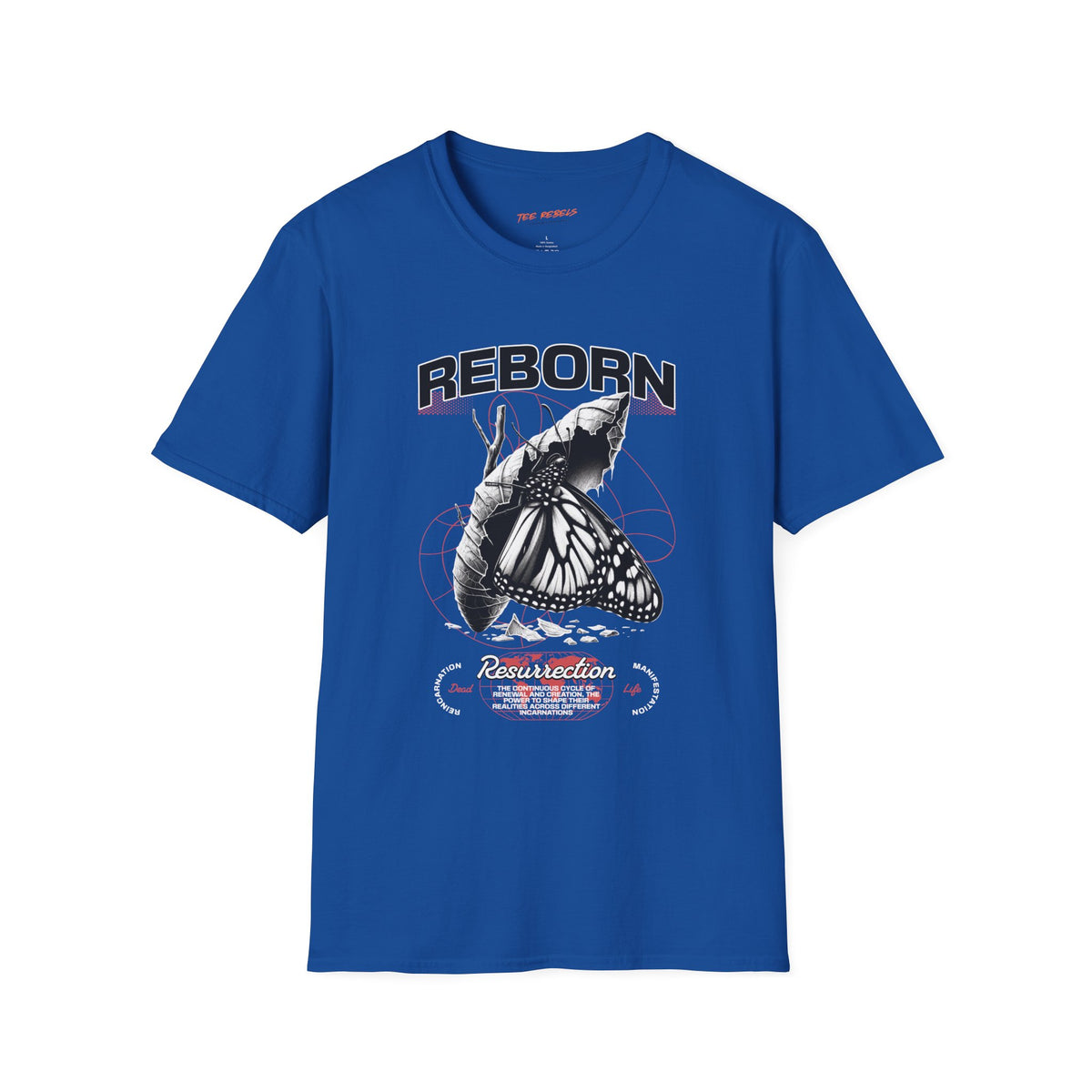 Reborn Butterfly Spread Love Graphic T-Shirt