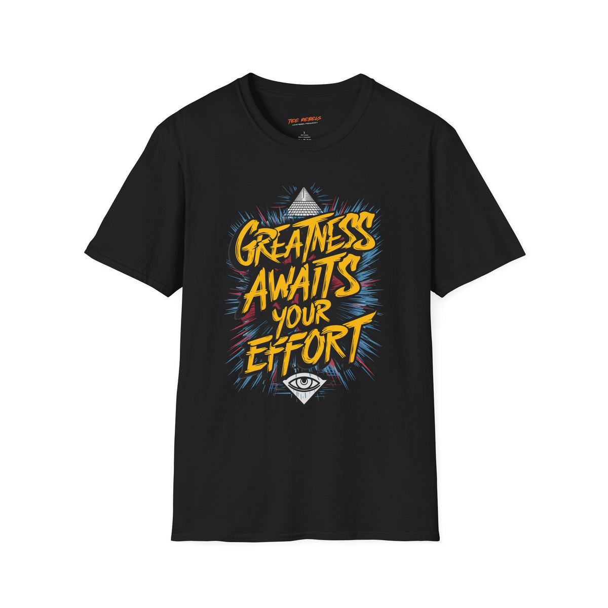 Motivational T-Shirt - Spread Love & Greatness Awaits Your Effort Graphic T-Shirt