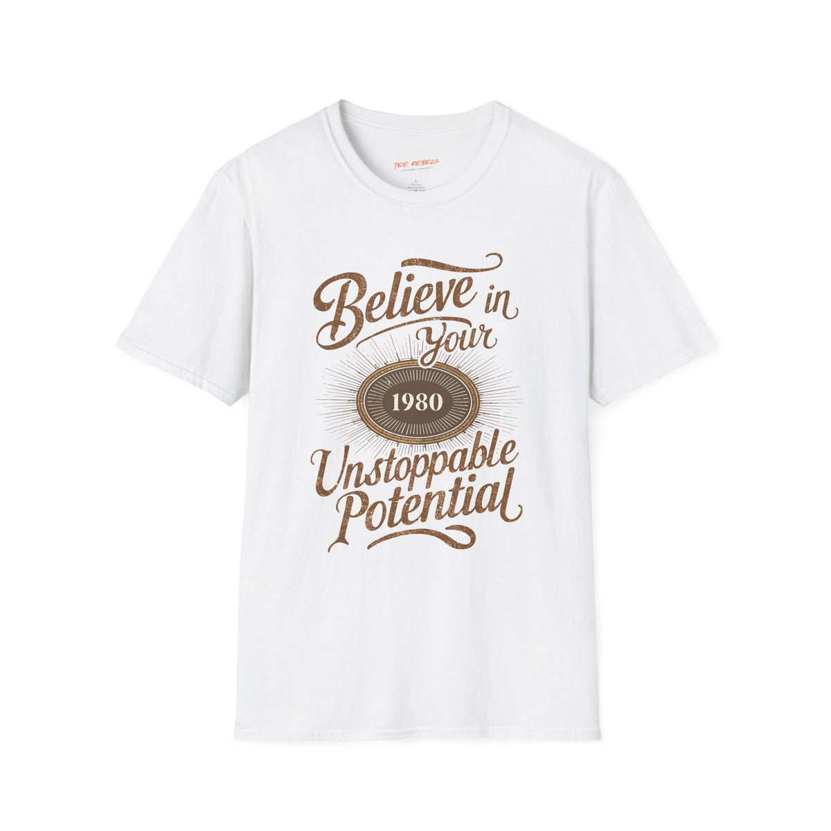 Motivational T-Shirt – Believe in Your Unstoppable Potential & Spread Love Graphic T-Shirt