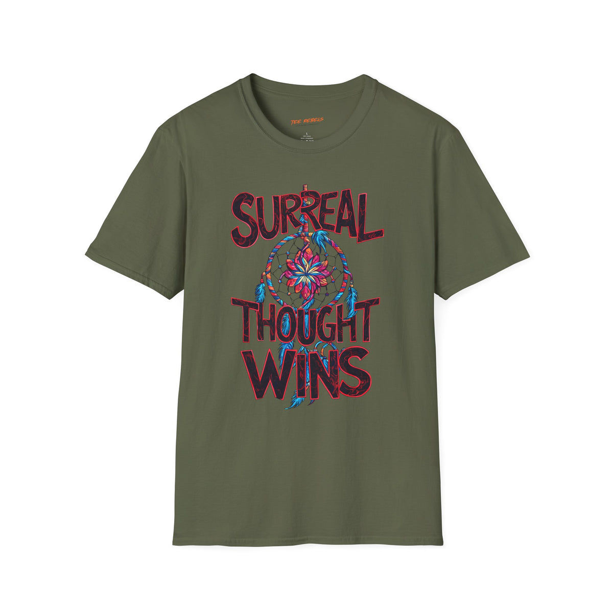Motivational T-Shirt – Surreal Thought Wins & Spread Love Graphic T-Shirt