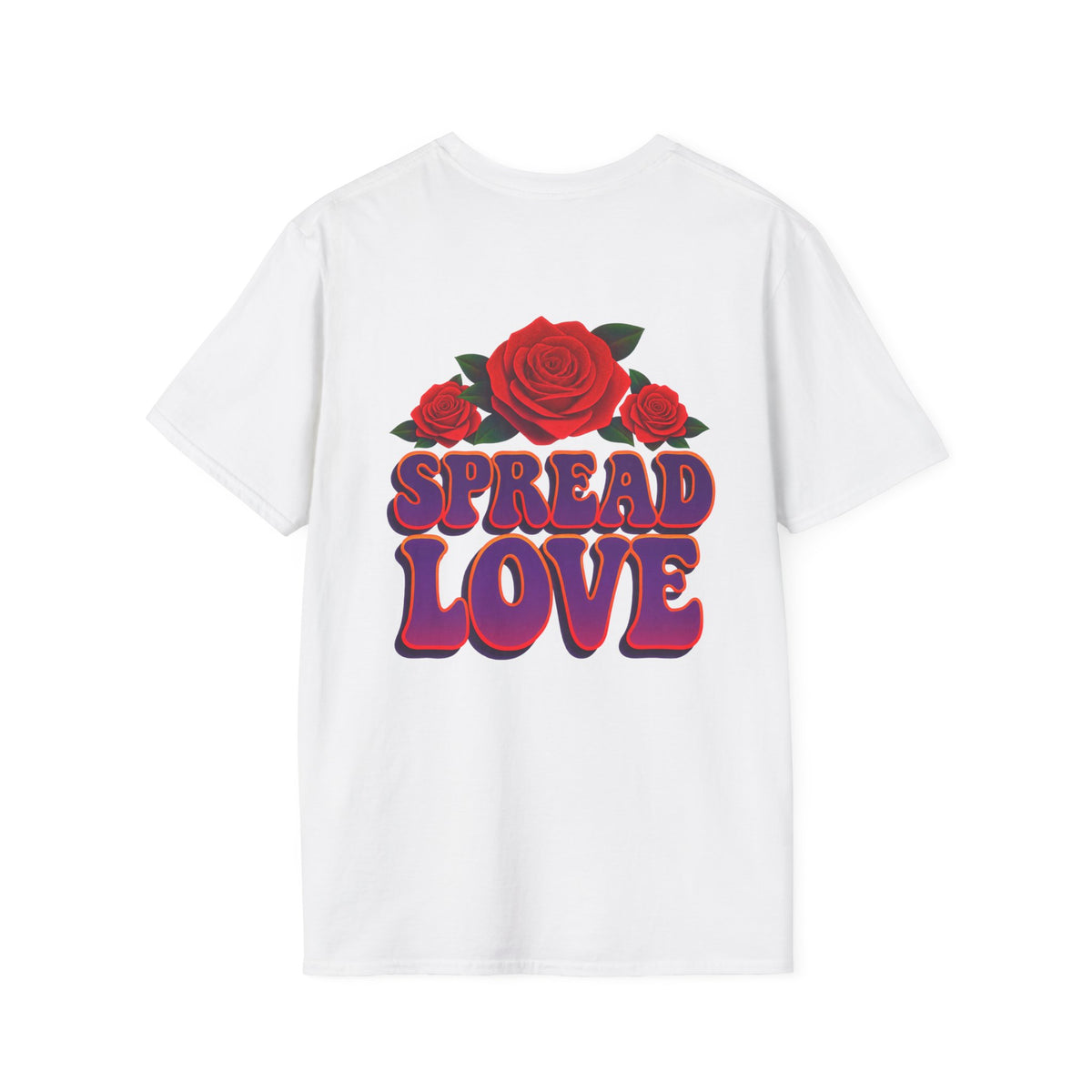 Essential of Leisure Butterfly Spread Love Rose Graphic T-Shirt