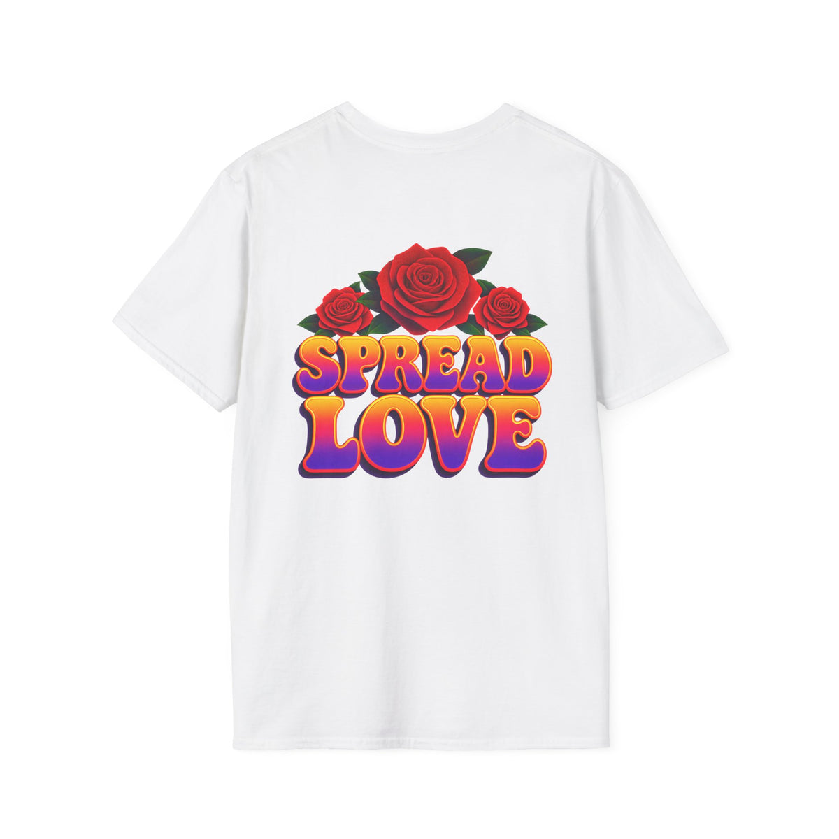 Motivational T-Shirt - Keep Growing Strong Graphic & Spread Love T-Shirt
