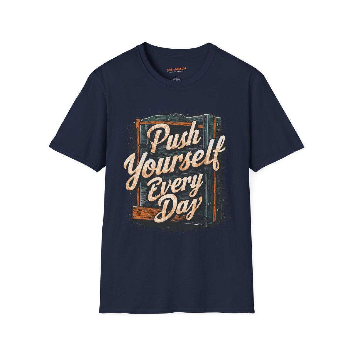Motivational T-Shirt - Spread Love & Push Yourself Every Day Graphic T-Shirt