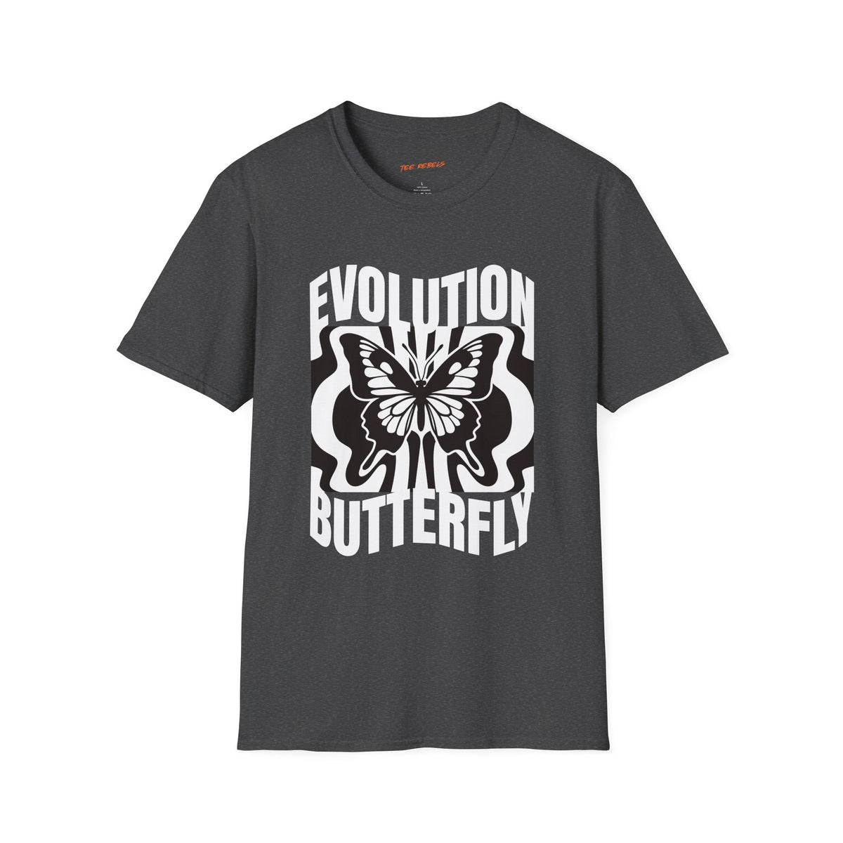 Evolution Butterfly 2 Spread Love Graphic T-Shirt