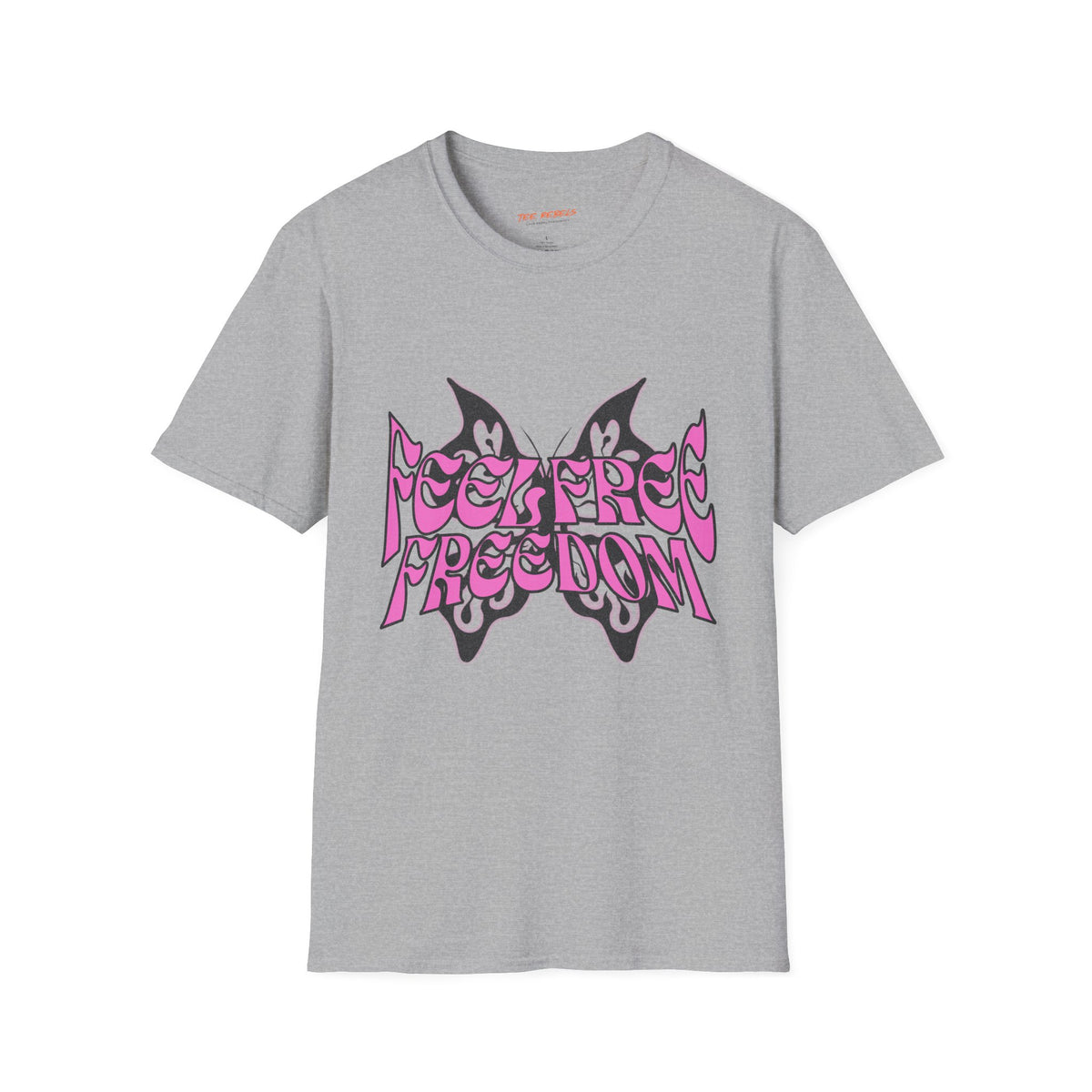 Feel Free & Freedom Butterfly Spread Love Graphic T-Shirt