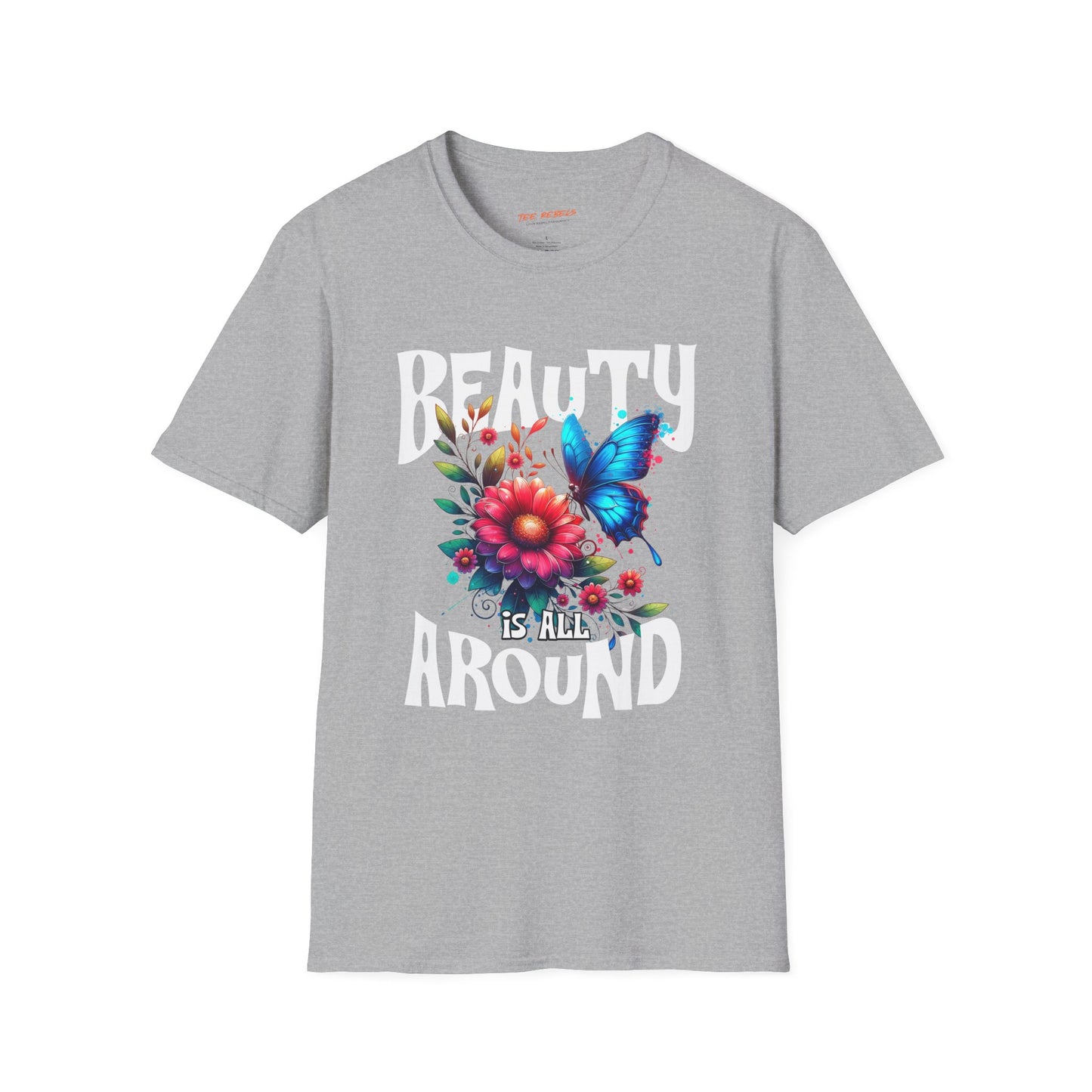 Beauty Is All Around / Spread Love Floral Graphic T-Shirt