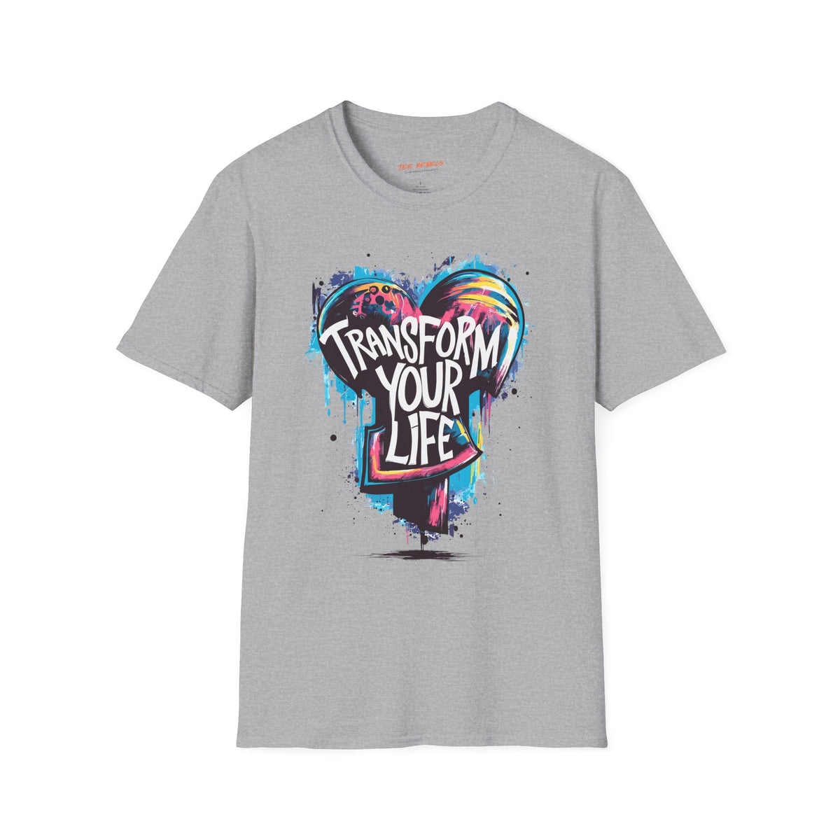 Motivational T-Shirt - Transform Your Life & Spread Love Graphic T-Shirt