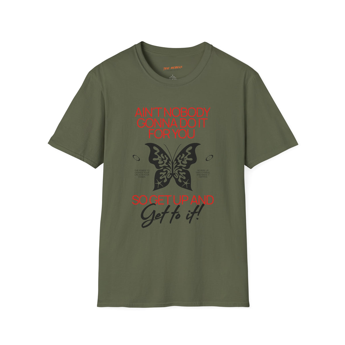 Spread Love Butterfly and Rose Graphic T-Shirt