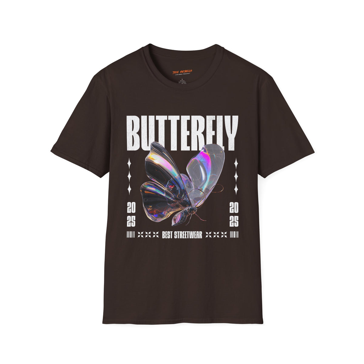 Butterfly & Spread Love Graphic T-Shirt