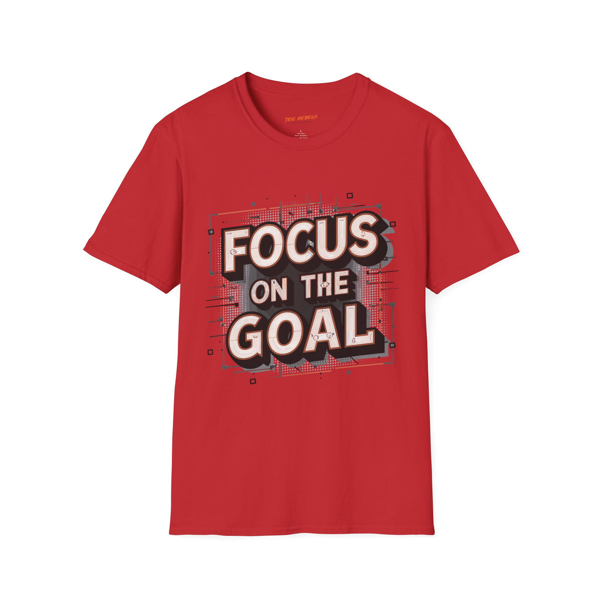 Motivational T-Shirt - Focus on the Goal & Spread Love Graphic T-Shirt