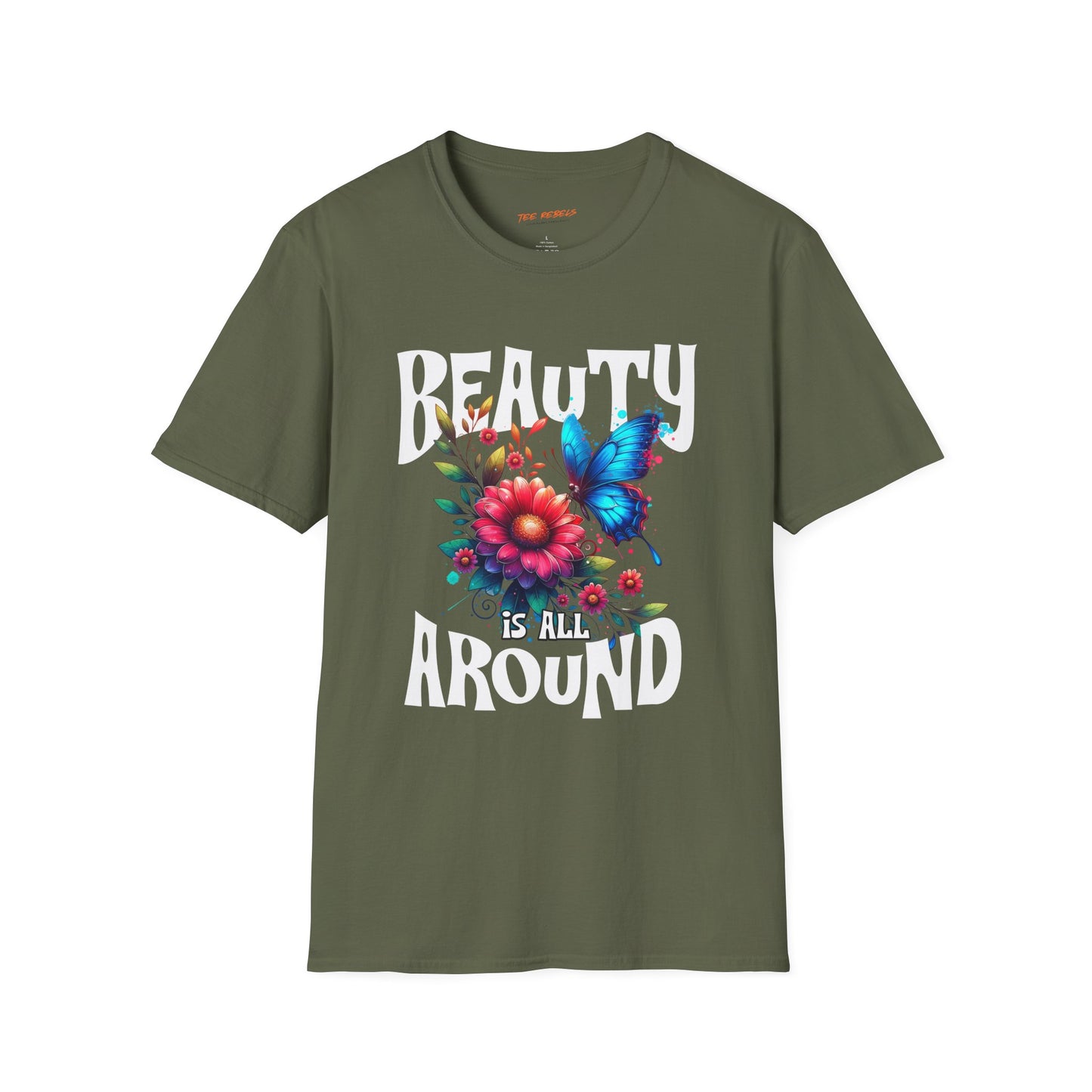 Beauty Is All Around / Spread Love Floral Graphic T-Shirt