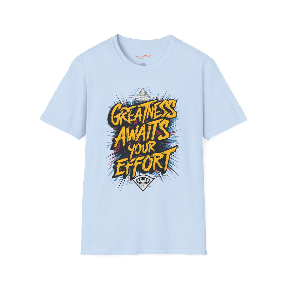 Motivational T-Shirt - Spread Love & Greatness Awaits Your Effort Graphic T-Shirt