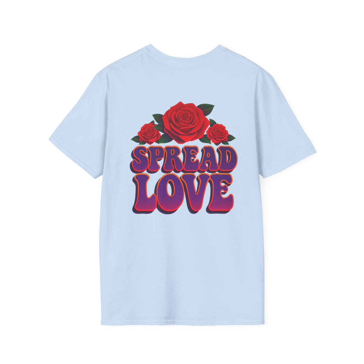 Fluttering Grace Butterfly Spread Love Floral Graphic T-Shirt