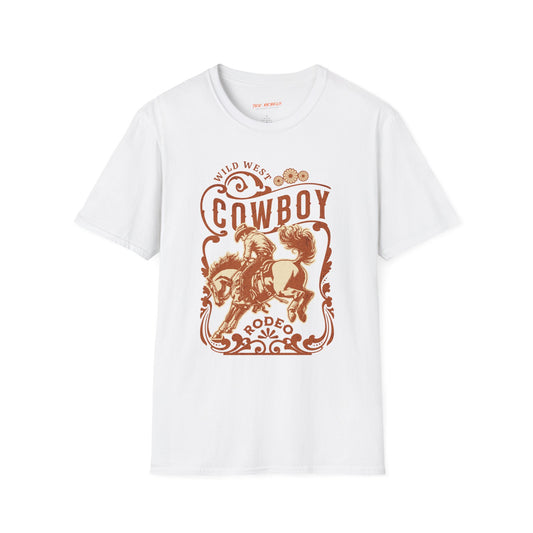 Vintage Cowboy Rodeo Graphic Unisex Streetwear T-Shirt, Spread Love T-Shirt, Western Apparel, Love-themed Gift, Rodeo T-Shirt