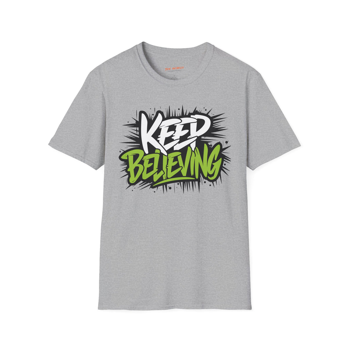 Motivational T-Shirt - Keep Believing & Spread Love Graphic T-Shirt