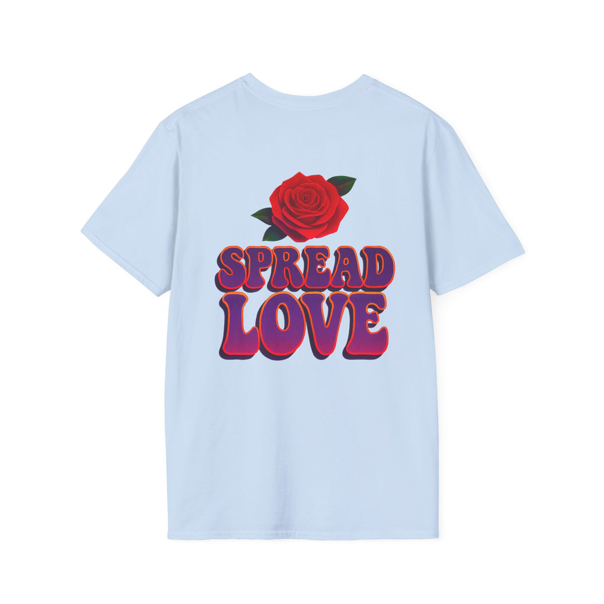 Euphoria Butterfly Graphic Spread Love Rose T-Shirt