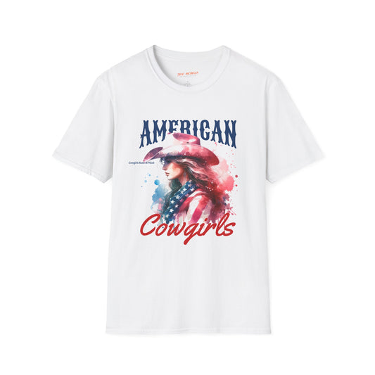 American Cowgirls Unisex Streetwear T-Shirt | American Cowgirl Graphic T-Shirt | Cowgirls Rebel Frequency