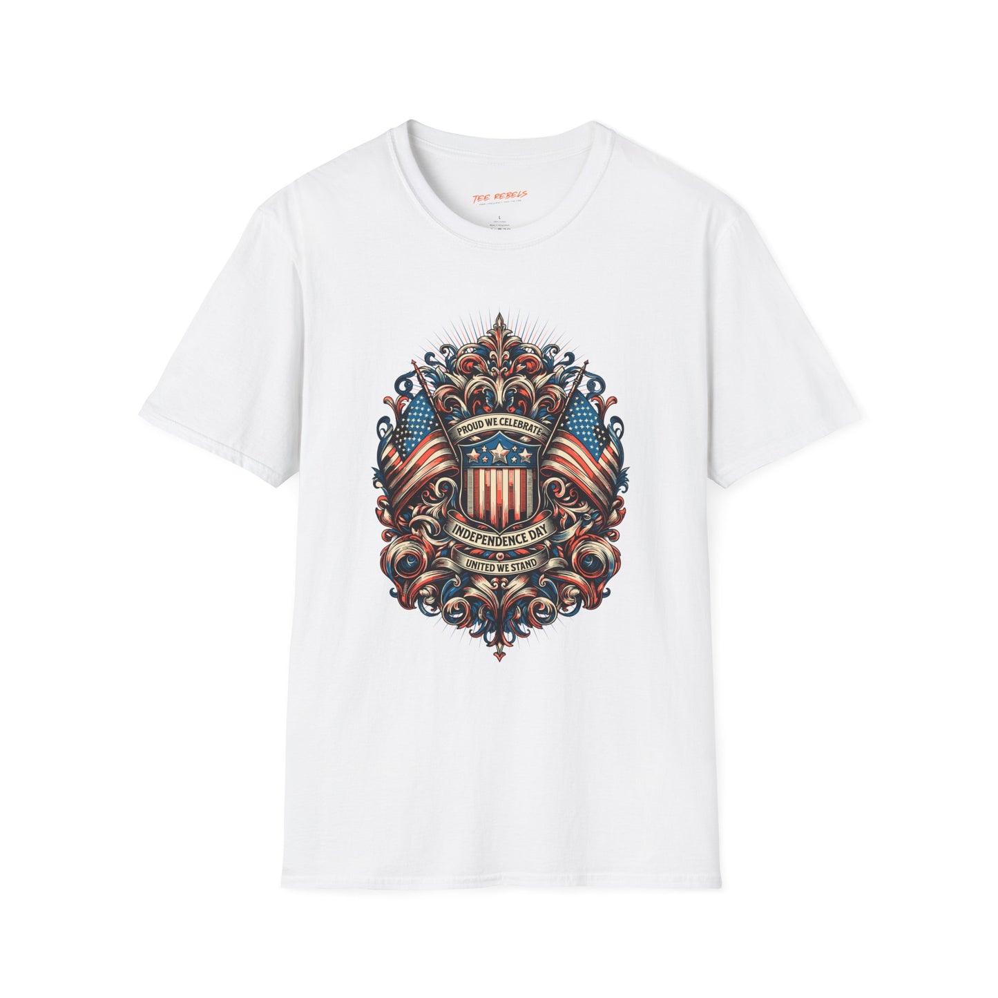Patriotic Independence Day USA Unisex Streetwear T-Shirt | American Graphic T-Shirt | Patriotic Rebel Frequency