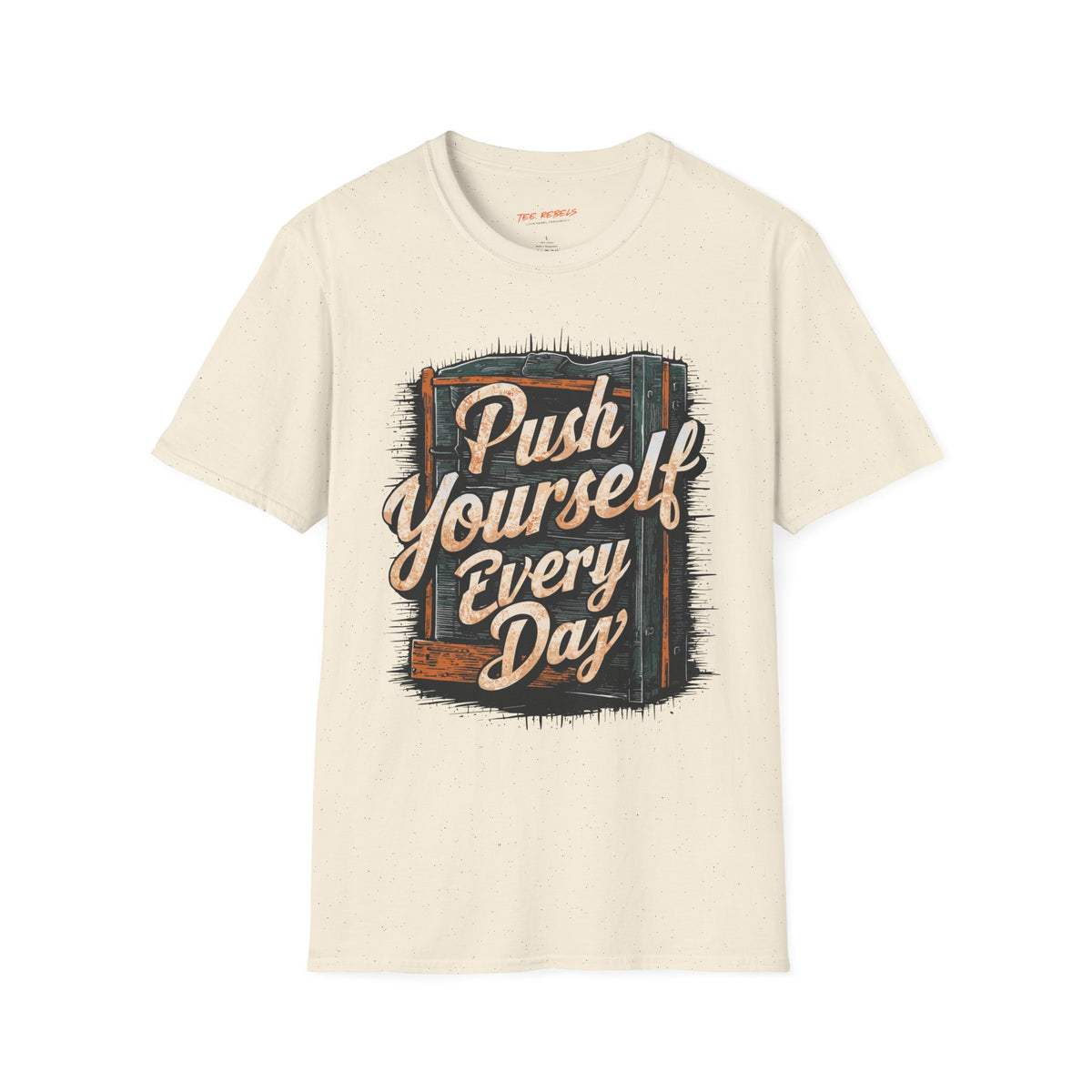 Motivational T-Shirt - Spread Love & Push Yourself Every Day Graphic T-Shirt