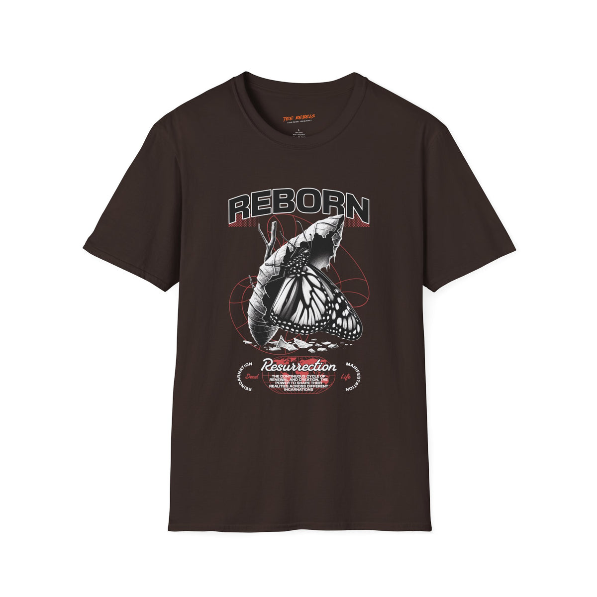 Reborn Butterfly Spread Love Graphic T-Shirt
