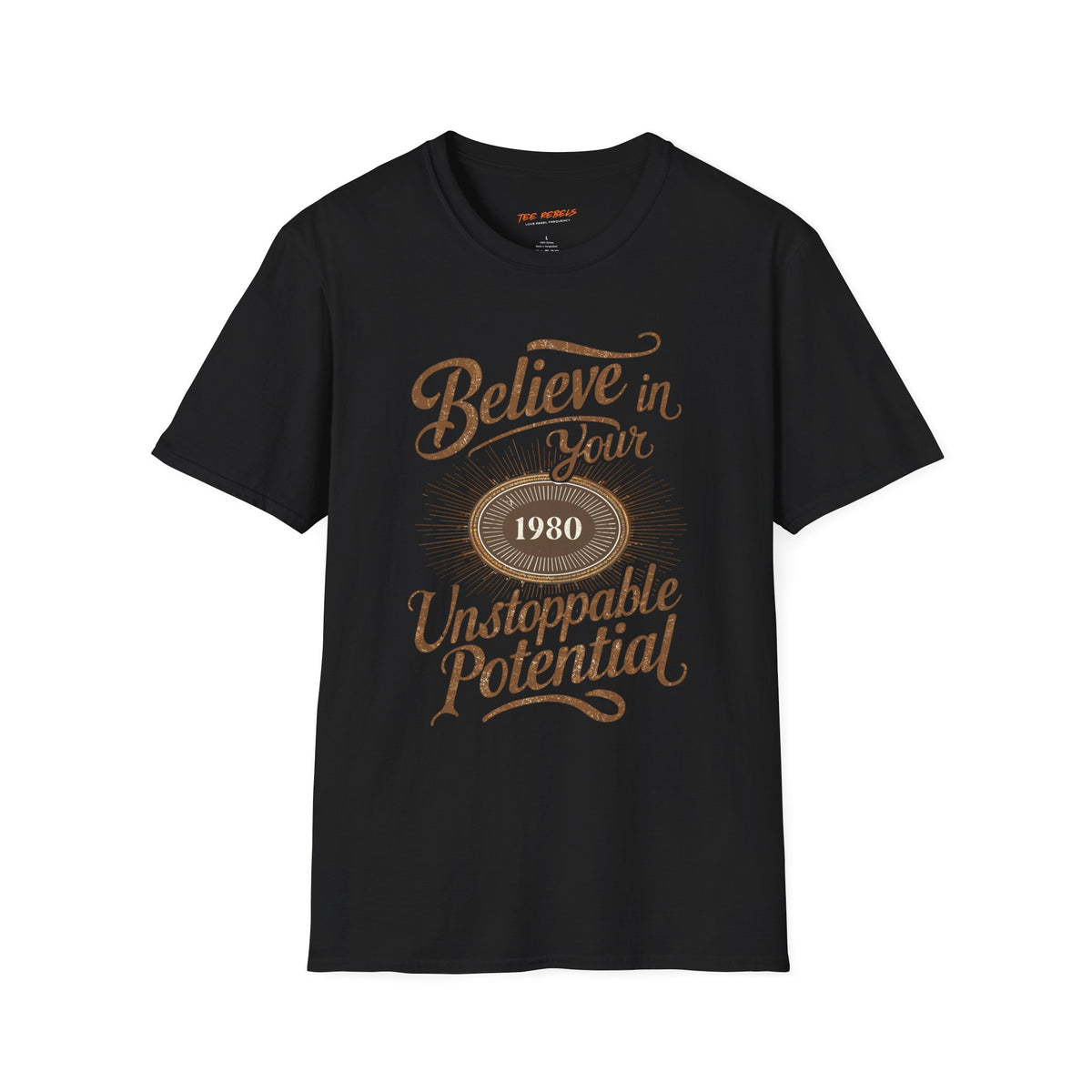Motivational T-Shirt – Believe in Your Unstoppable Potential & Spread Love Graphic T-Shirt