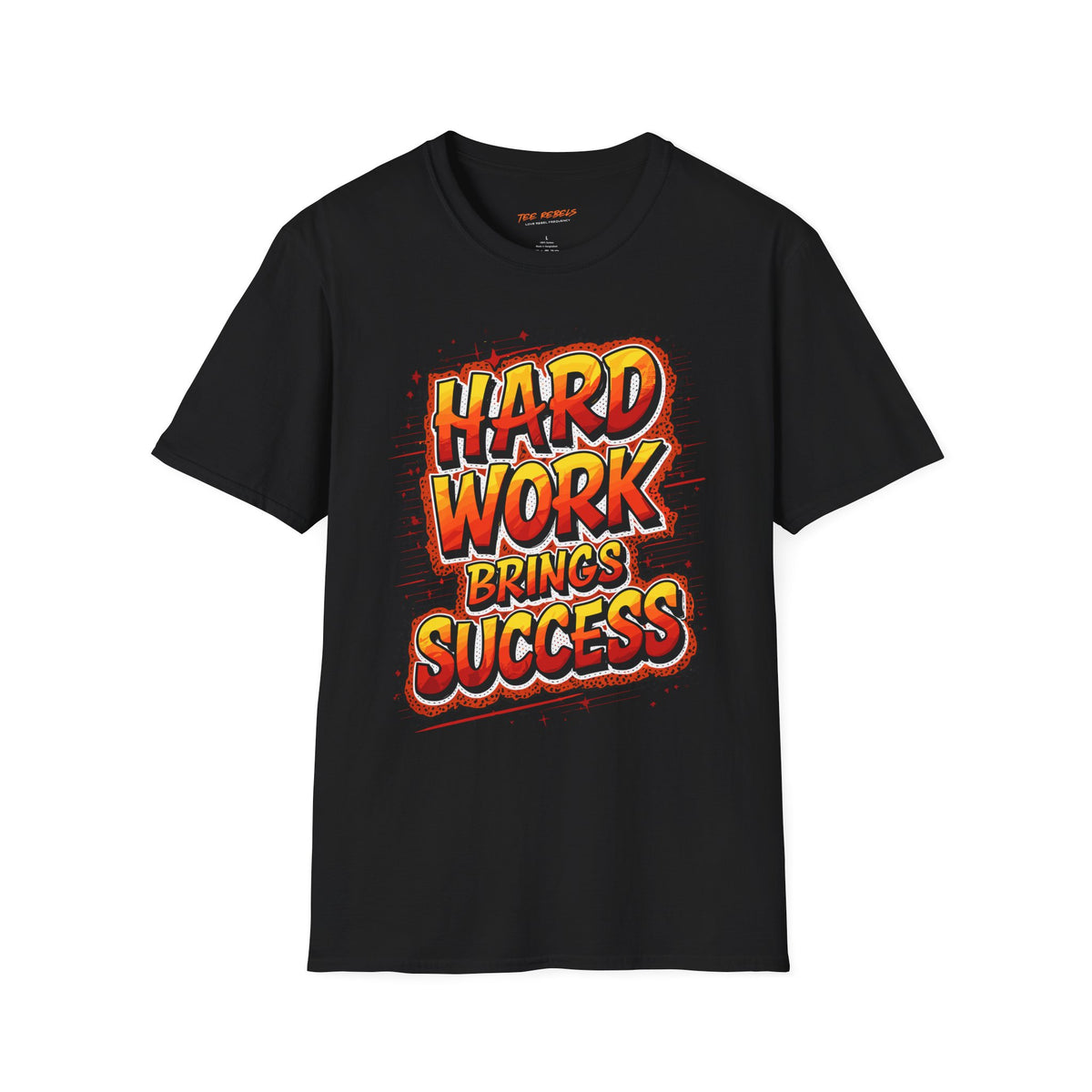 Motivational T-Shirt - Hard Work Brings Success / Spread Love Graphic T-Shirt