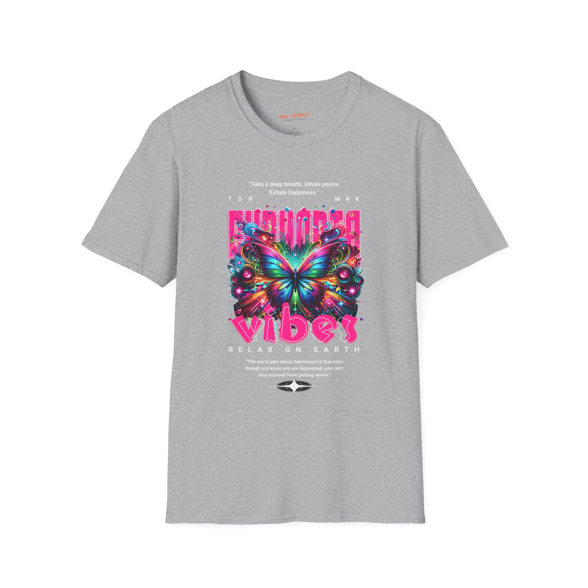 Euphoria Spread Love Rose Graphic T-Shirt