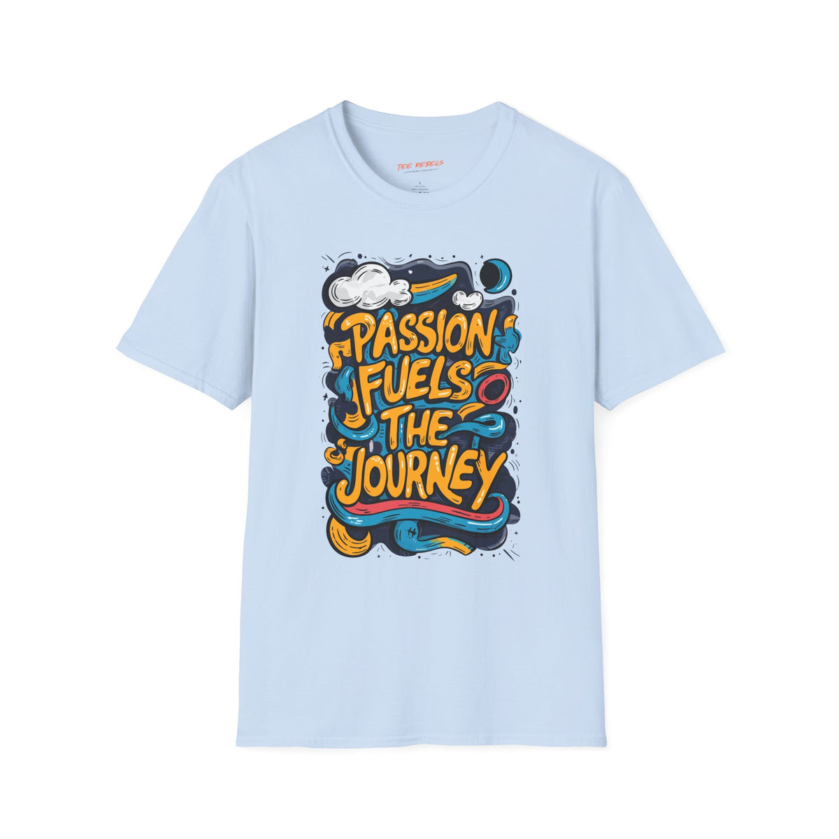 Motivational T-Shirt - Spread Love & Passion Fuels the Journey Graphic T-Shirt