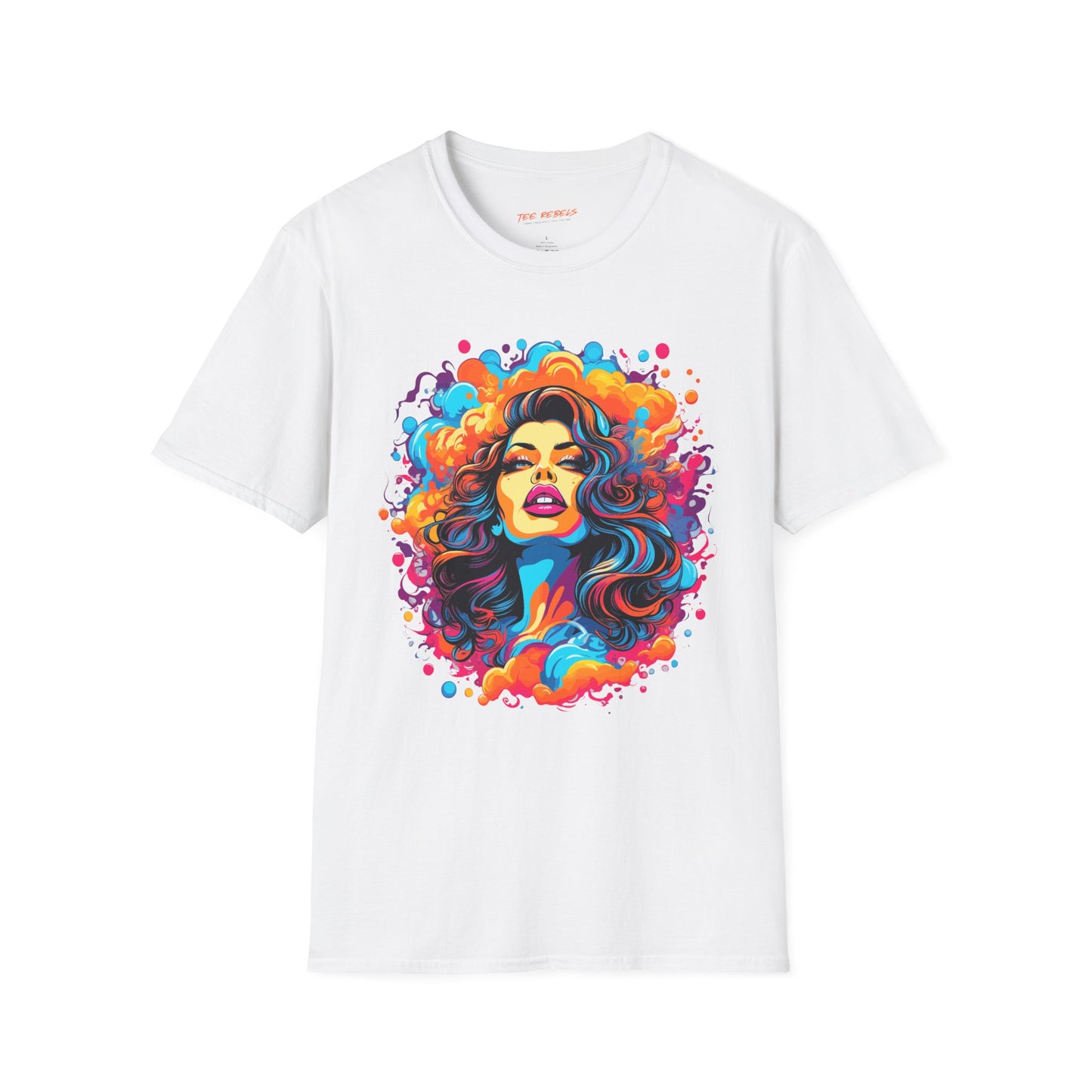 Psychedelic Lady Beauty Unisex T-Shirt | Lady Rebel Frequency