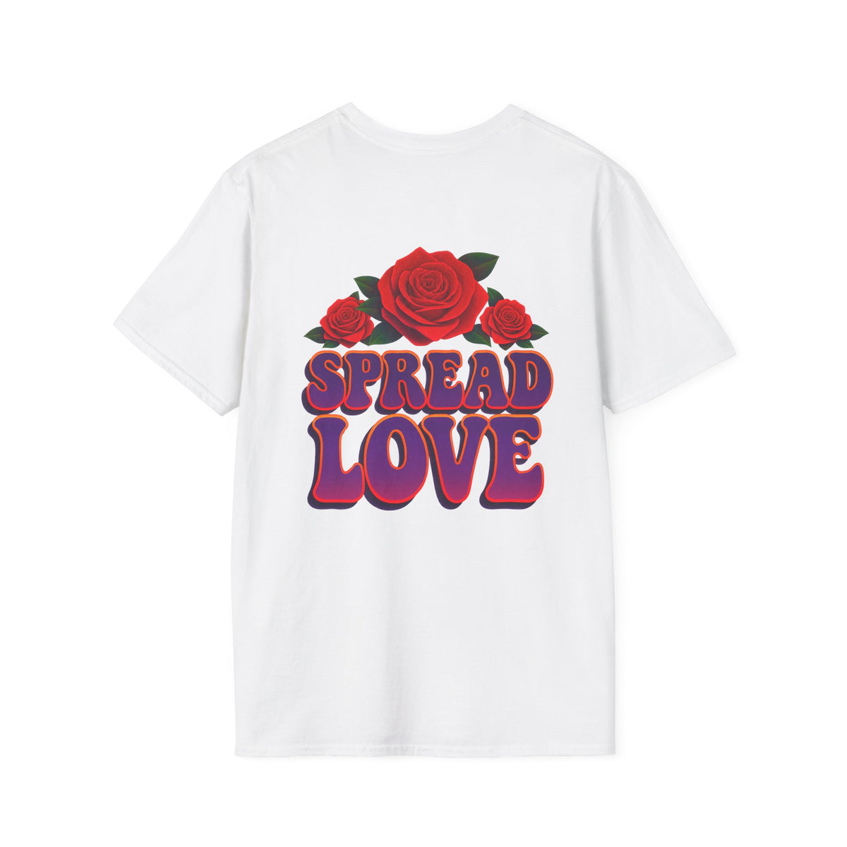 Moonlit Wings Butterfly Spread Love Rose Graphic T-Shirt