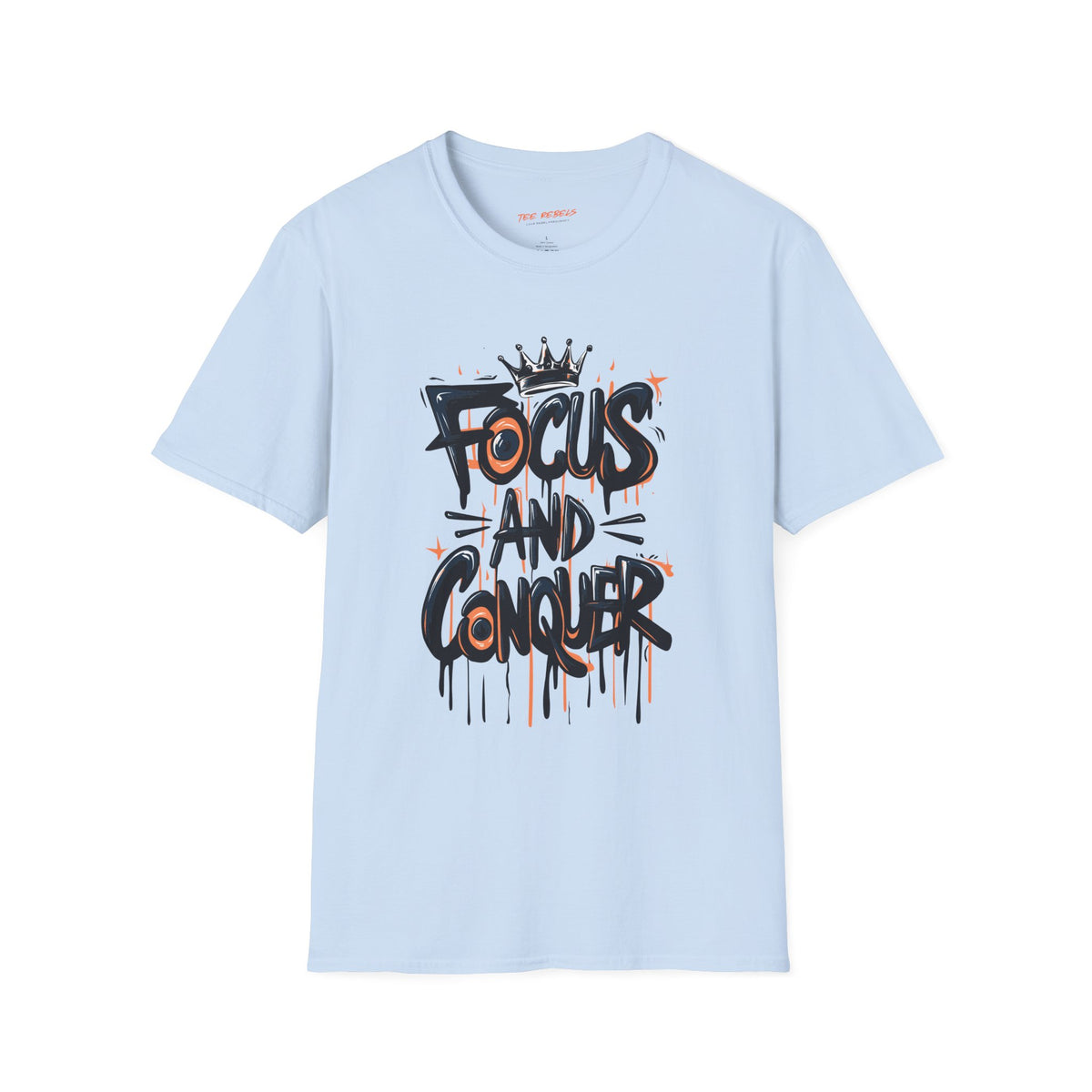 Motivational T-Shirt - Focus and Conquer / Spread Love Graphic T-Shirt