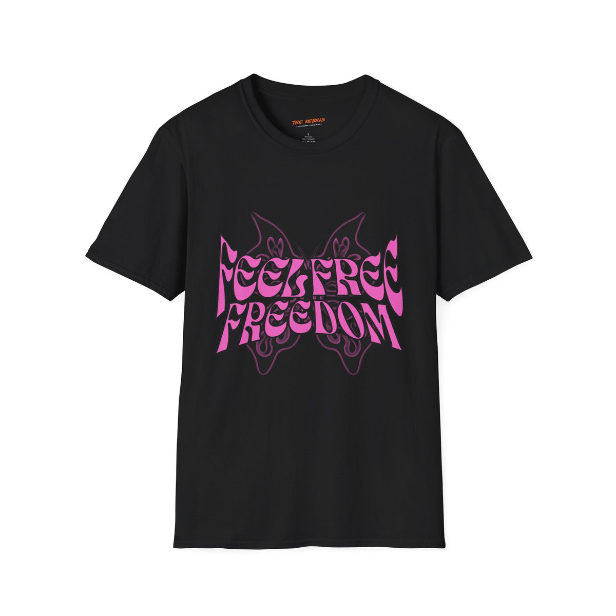 Feel Free & Freedom Butterfly Spread Love Graphic T-Shirt