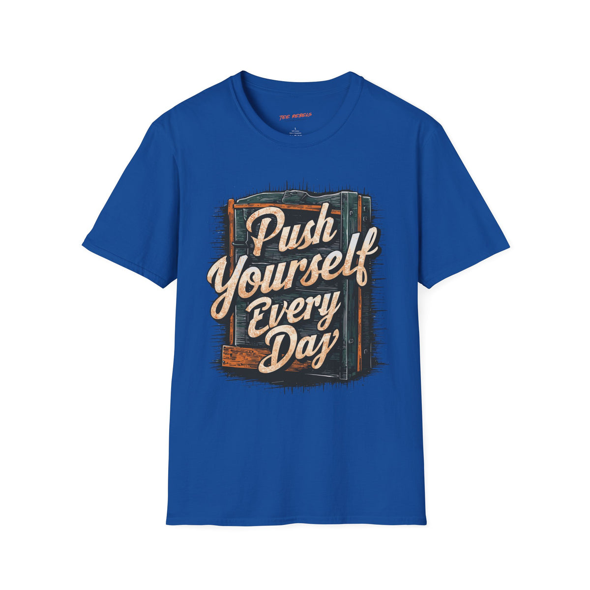 Motivational T-Shirt - Spread Love & Push Yourself Every Day Graphic T-Shirt