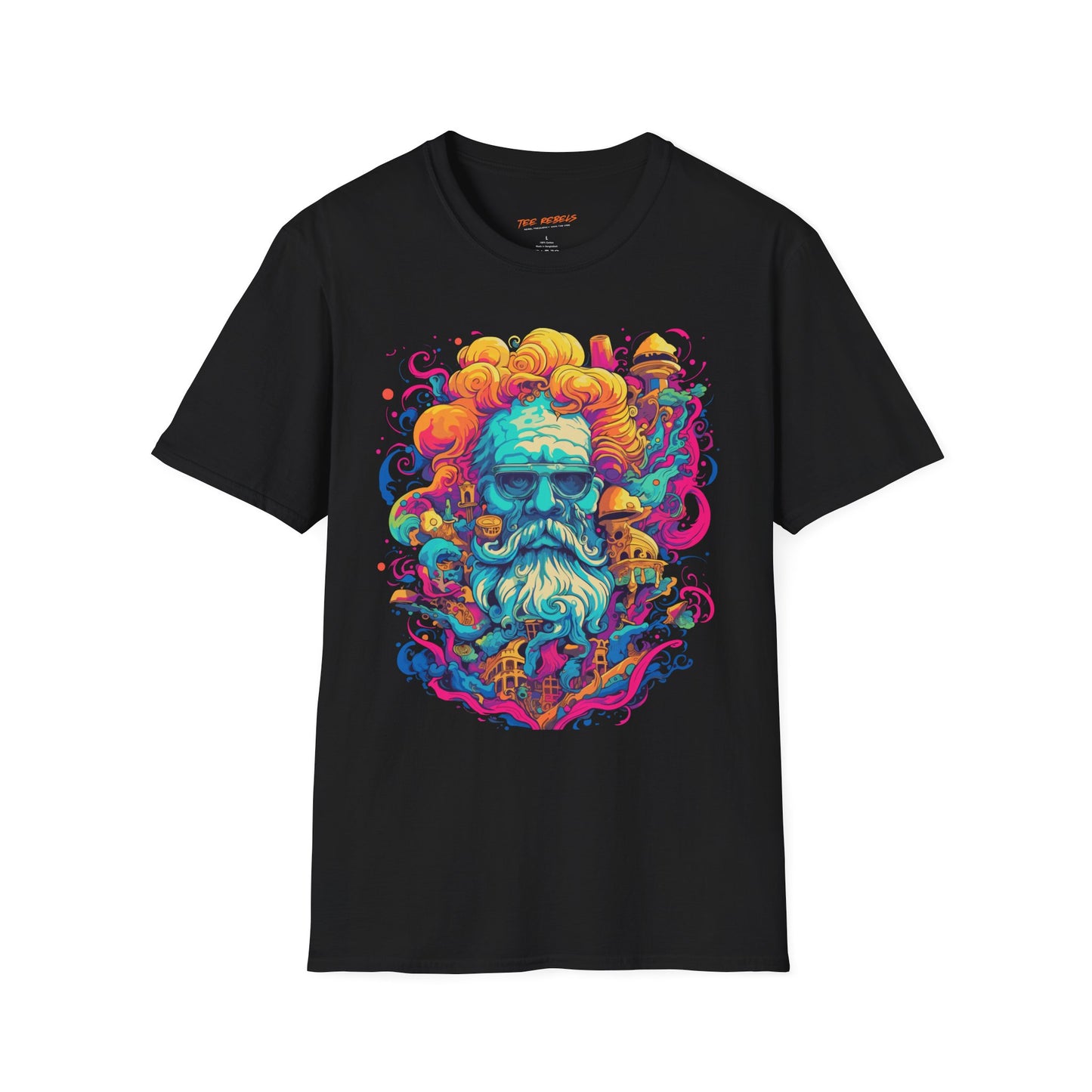 Psychedelic Zeus Unisex T-Shirt | Zeus Rebel Frequency