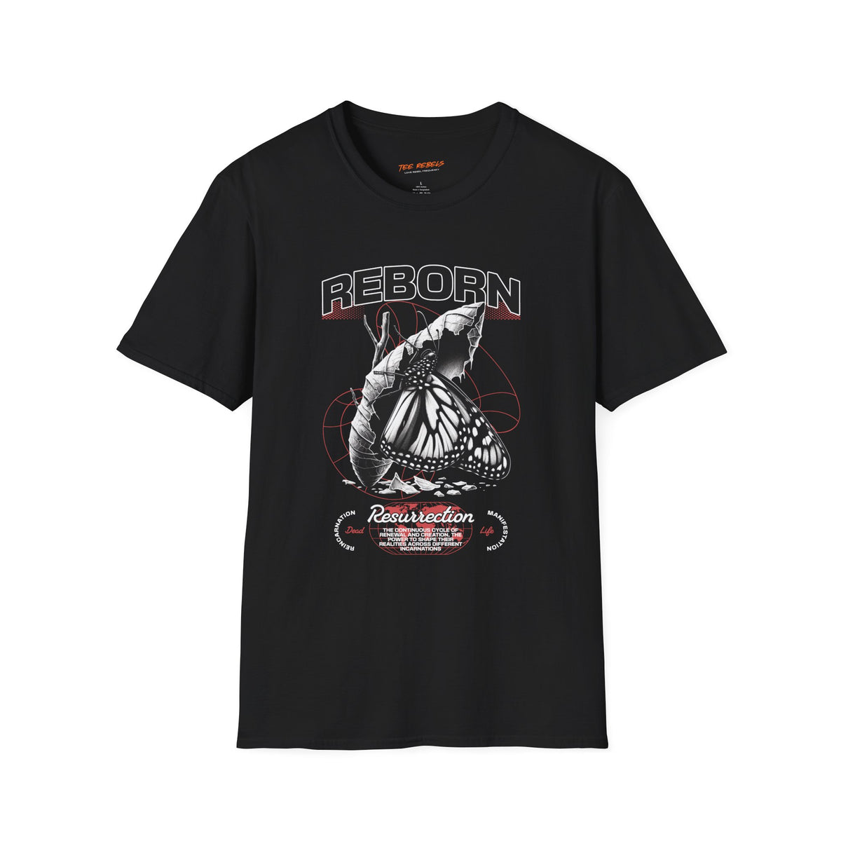 Reborn Butterfly Spread Love Graphic T-Shirt