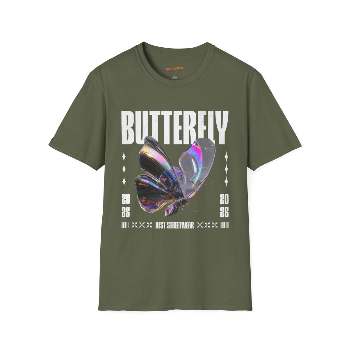 Butterfly & Spread Love Graphic T-Shirt