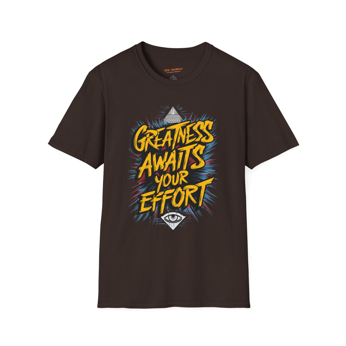 Motivational T-Shirt - Spread Love & Greatness Awaits Your Effort Graphic T-Shirt
