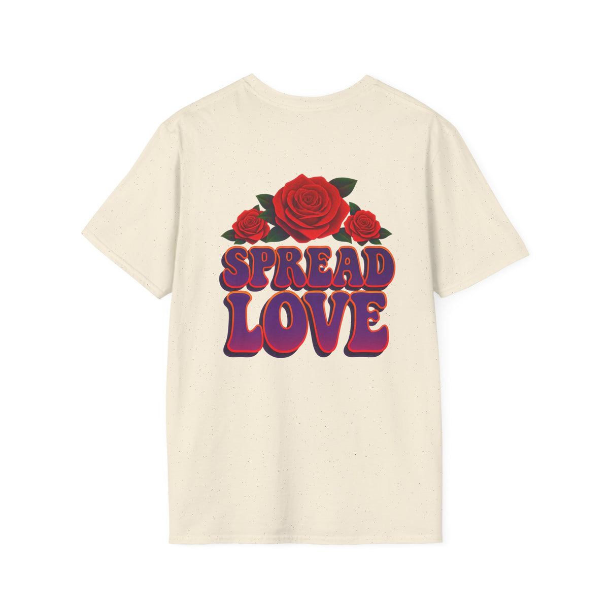 Spread Love Butterfly and Rose Graphic T-Shirt