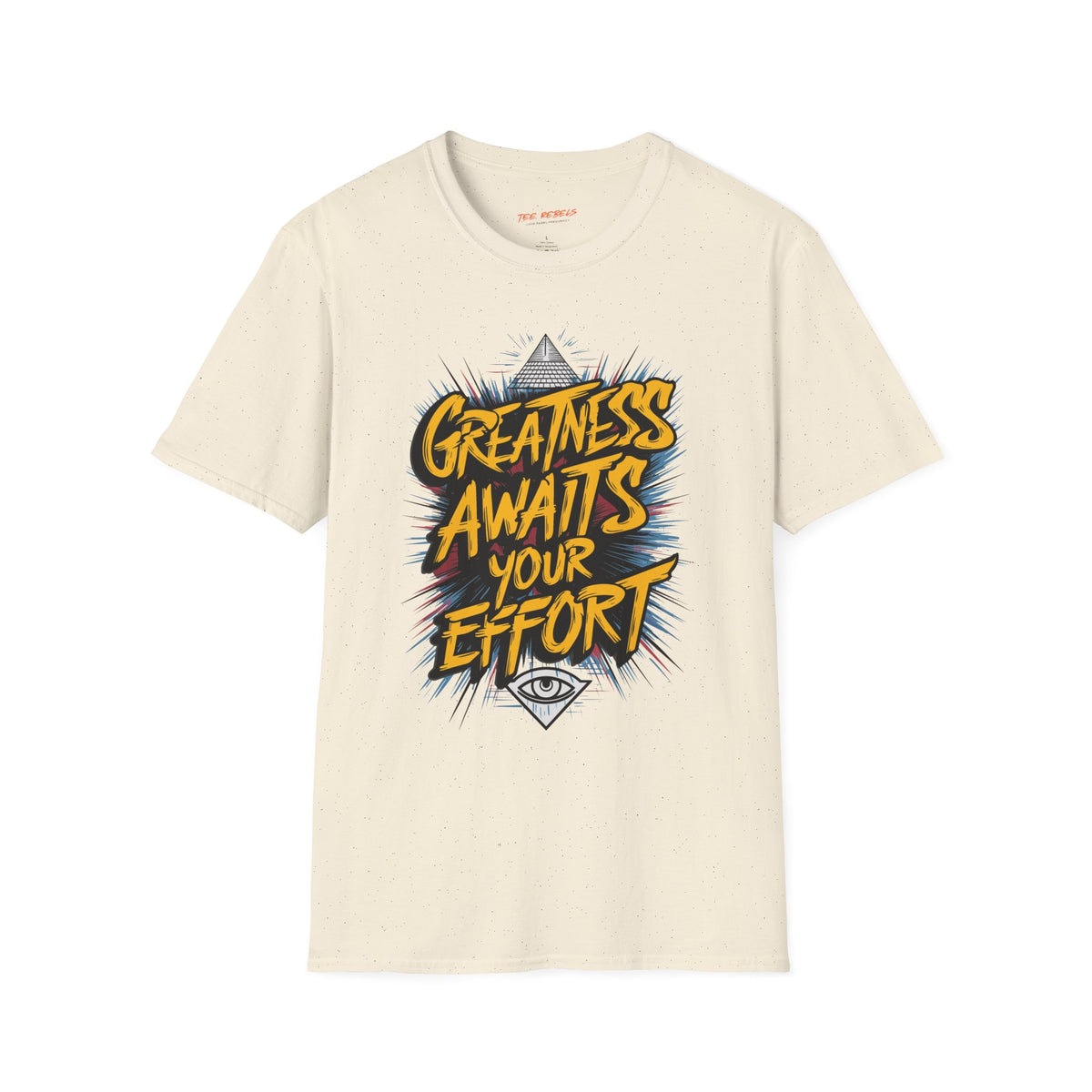 Motivational T-Shirt - Spread Love & Greatness Awaits Your Effort Graphic T-Shirt