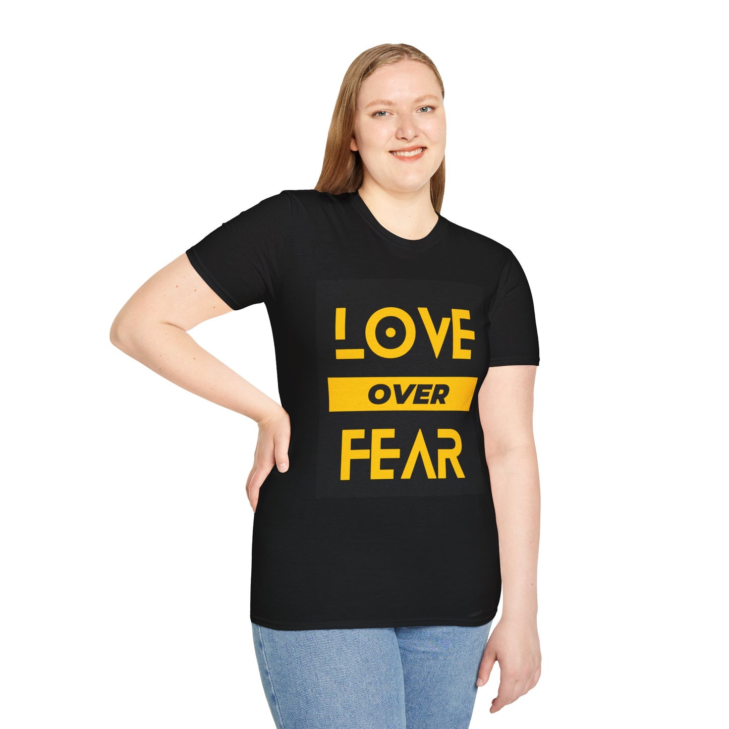 Love Over Fear Unisex T-Shirt | Love Over Fear Rebel Frequency