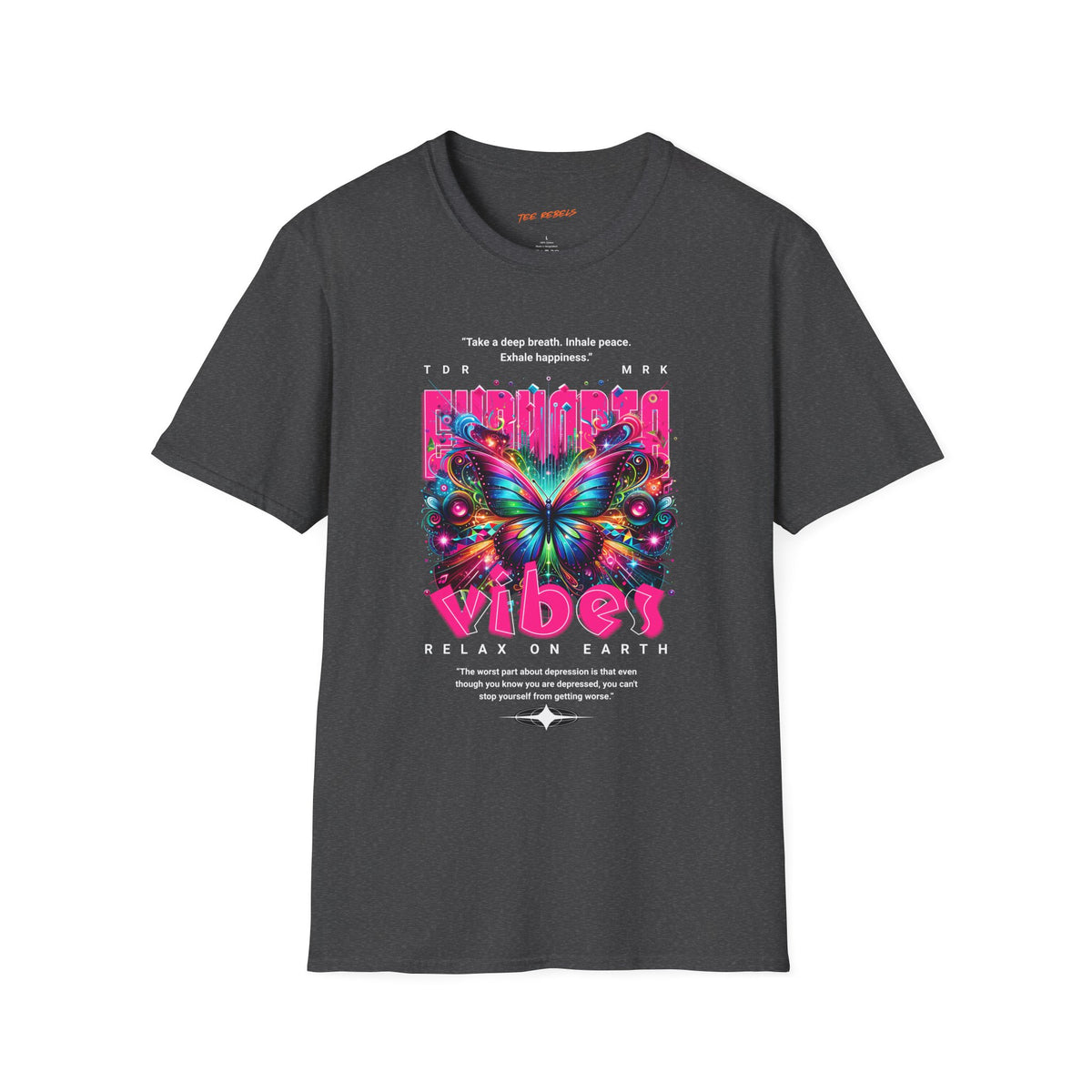Euphoria Spread Love Rose Graphic T-Shirt