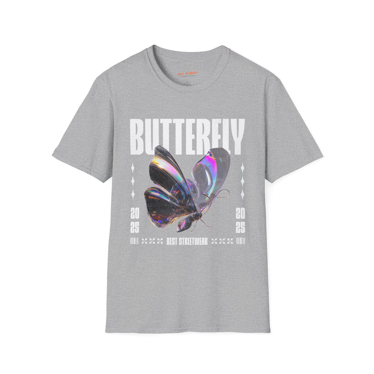 Butterfly & Spread Love Graphic T-Shirt