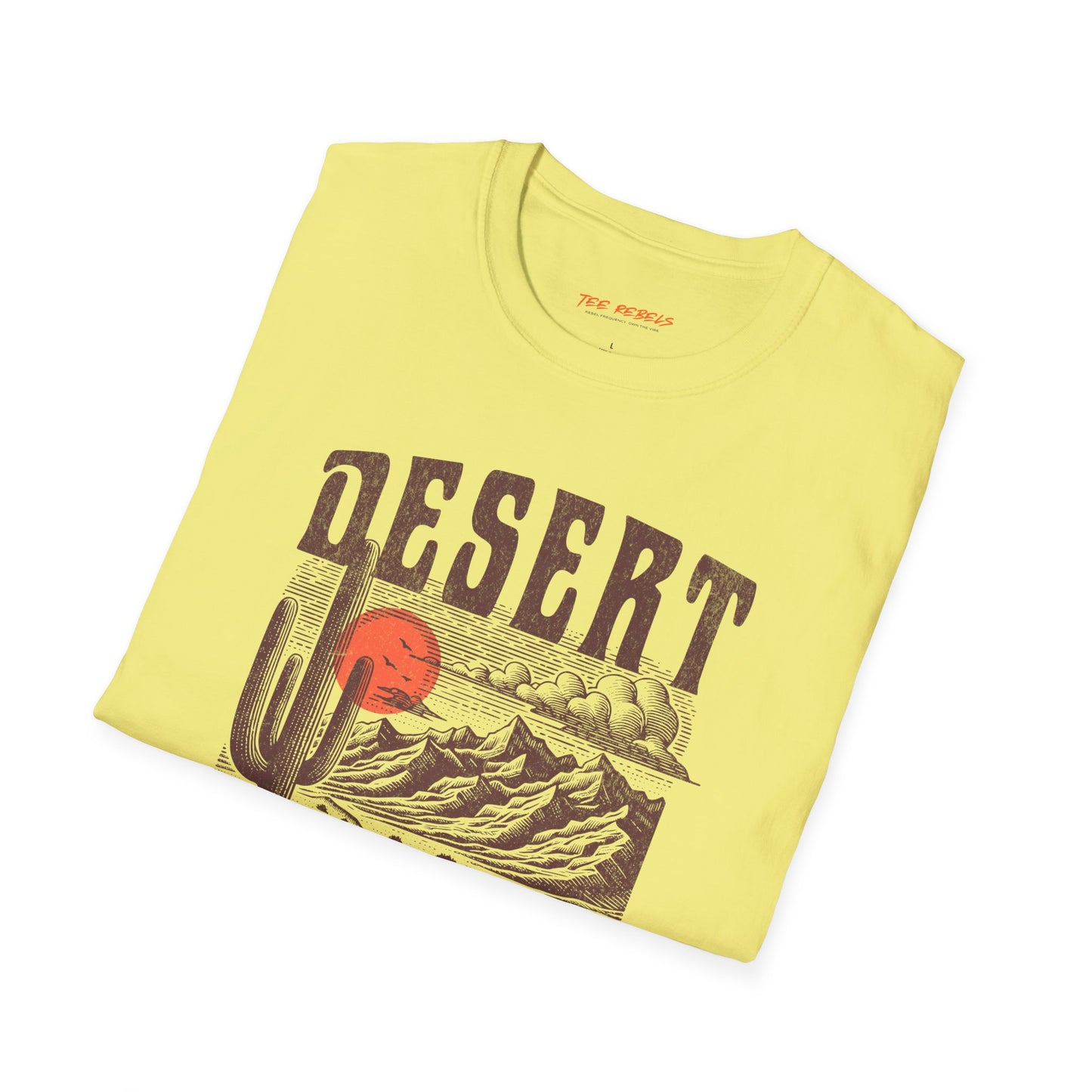 Desert Dreamer Unisex Streetwear T-Shirt | Vintage Western Graphic T-Shirt | Desert Rebel Frequency