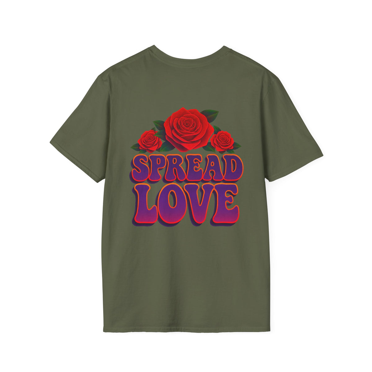 Butterfly & Spread Love Graphic T-Shirt