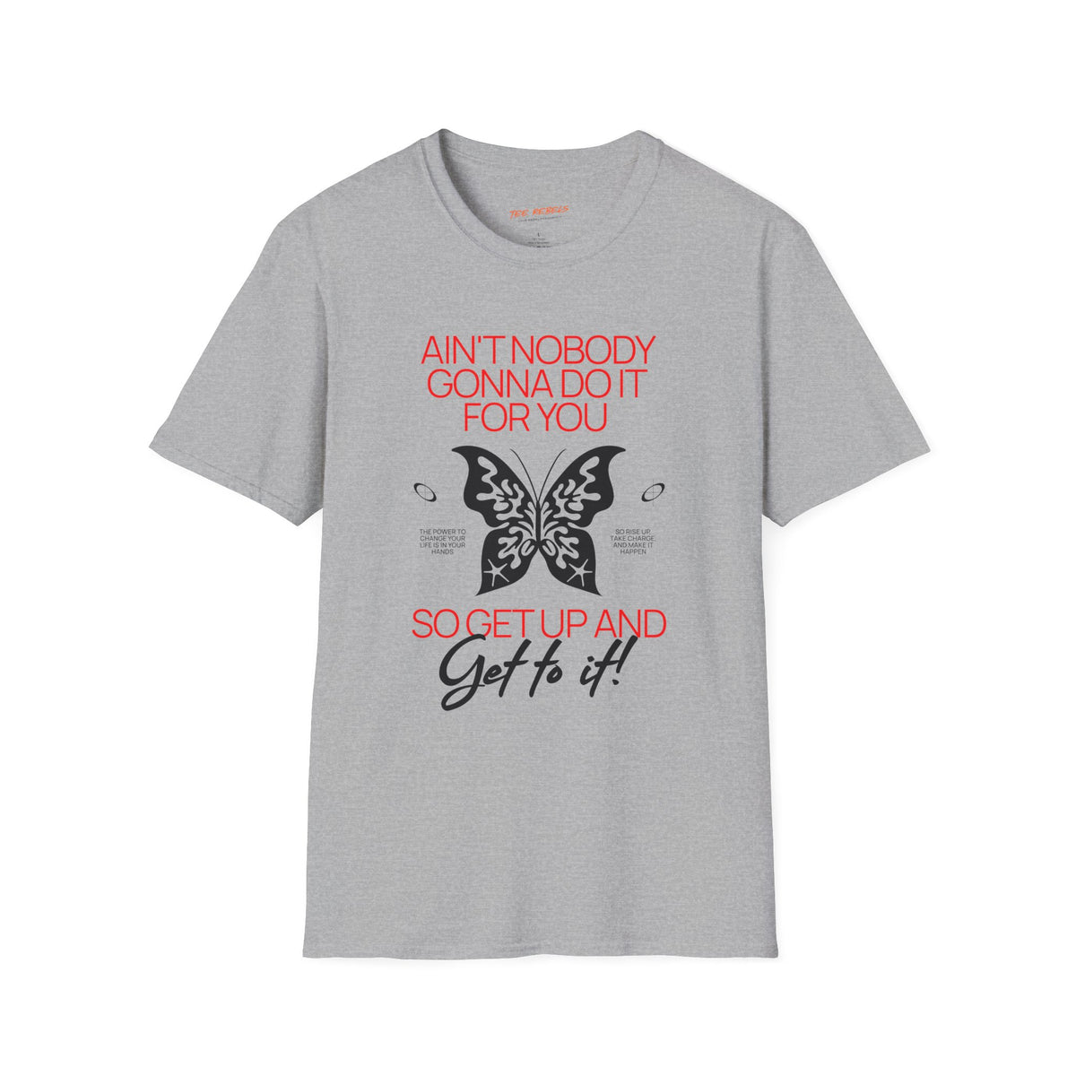 Spread Love Butterfly and Rose Graphic T-Shirt