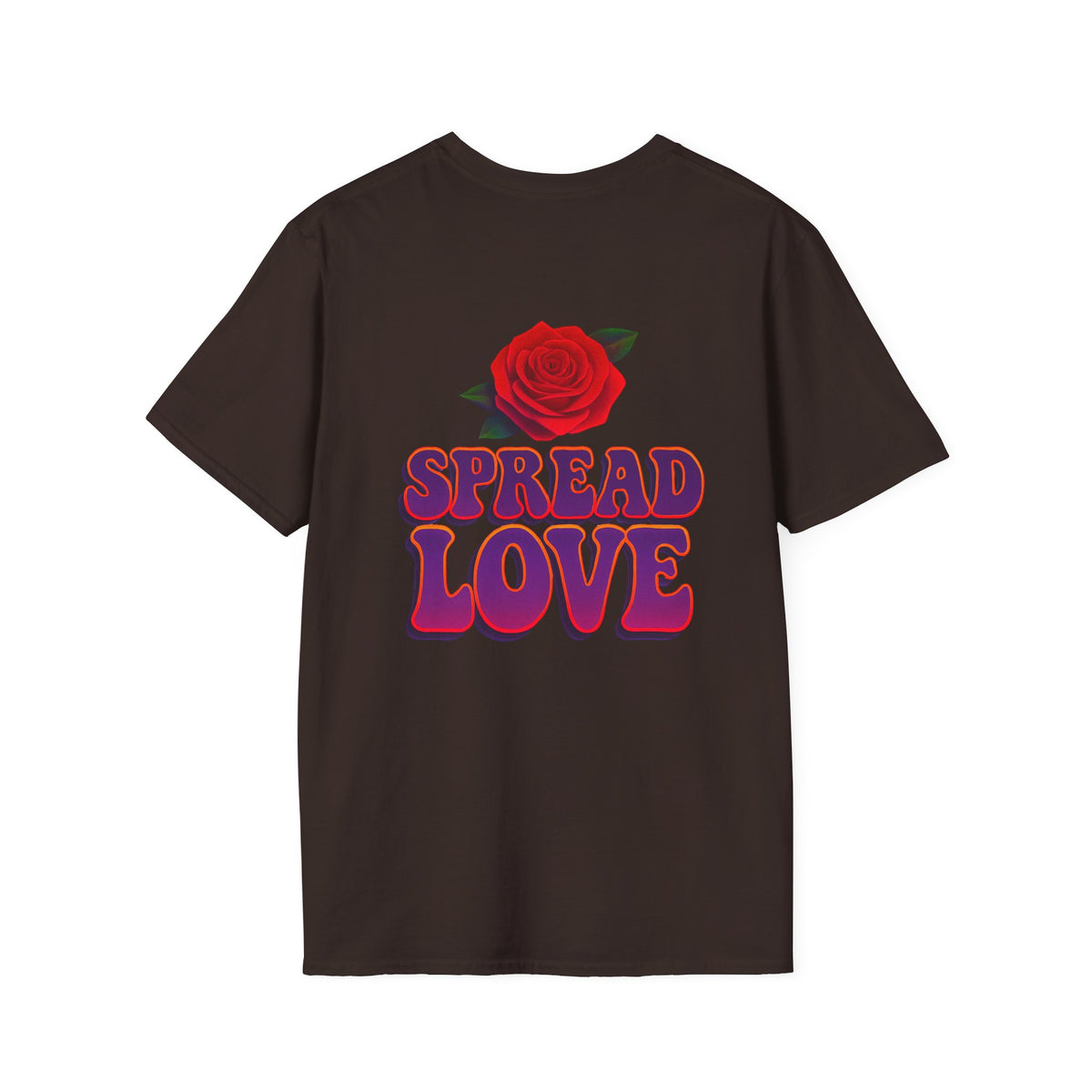Butterfly Flower — Spread Love Rose Graphic T-Shirt