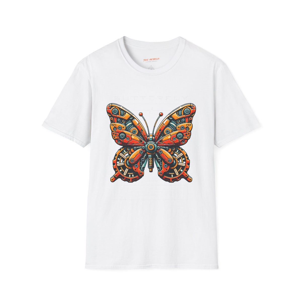 Retro Floral Butterfly Graphic Tee Spread - Love Rose T-Shirt