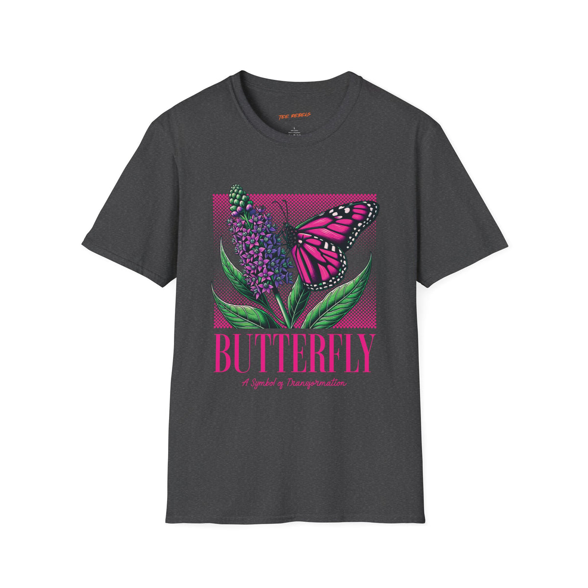 Spread Love Butterfly & Rose Graphic T-Shirt