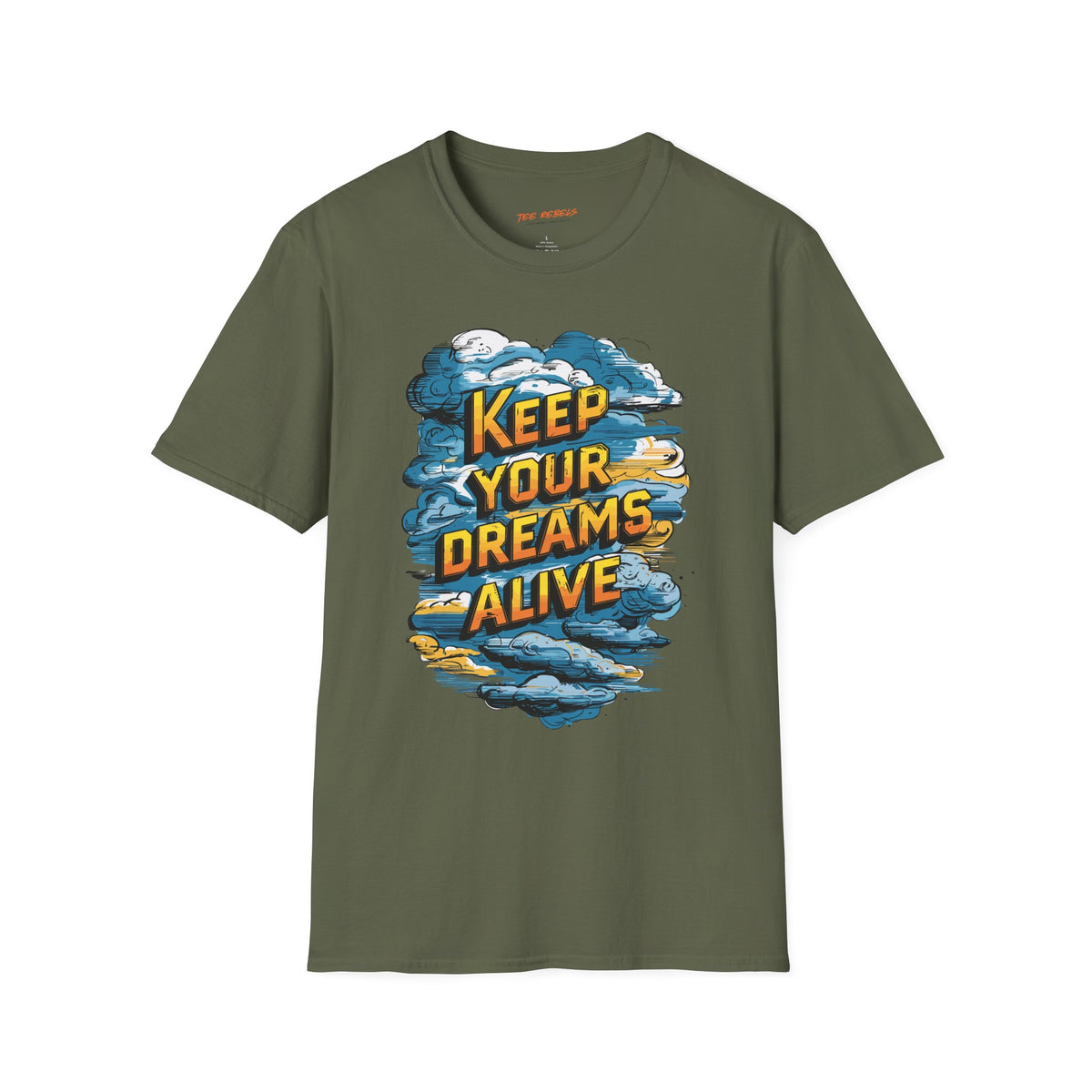 Motivational T-Shirt - Keep Your Dreams Alive Graphic T-Shirt & Spread Love