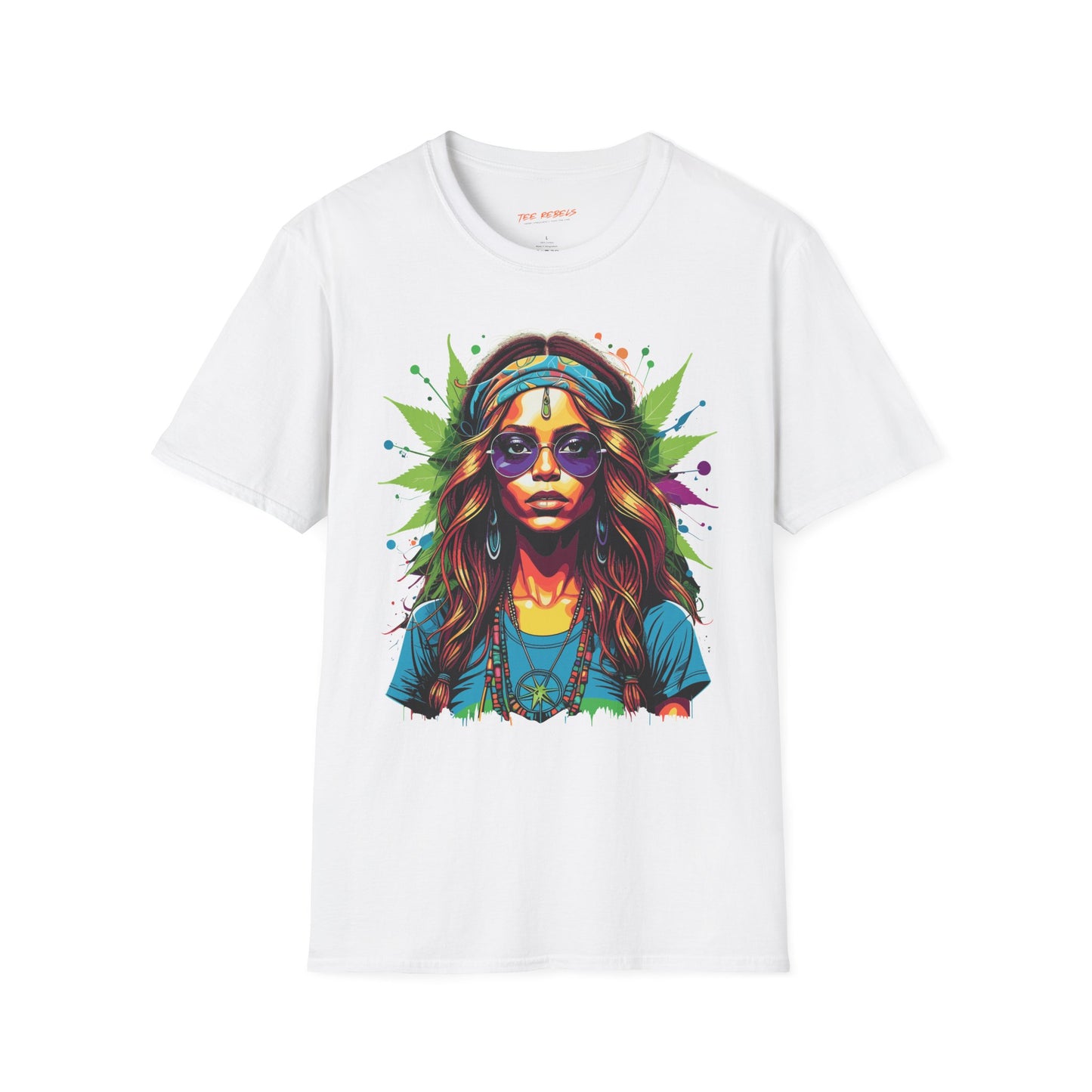 Psychedelic Bohemian Lady Unisex T-Shirt | Bohemian Rebel Frequency